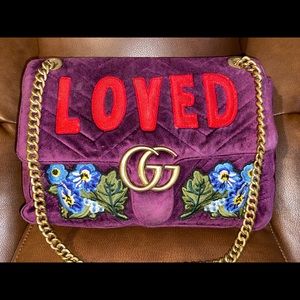 Gucci Bags GG Marmont Medium Shoulder Bag | Color: Purple |